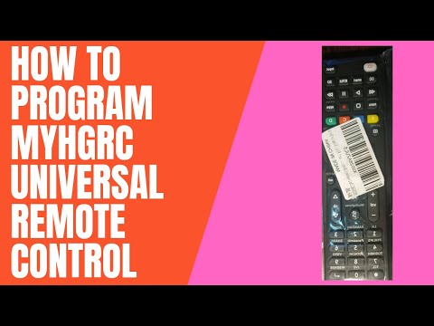 How to Program MYHGRC Universal Remote Control (Step by Step) [Preprogrammed for Most Major Brands]