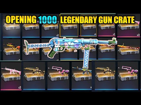 Opening 1000 Legendary Gun Crate In Free Fire
