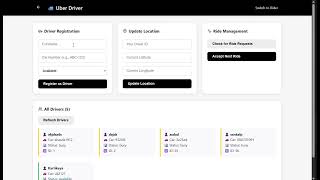 Uber Clone Demo