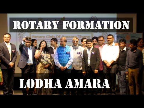 Inaugural of Rotary club at Lodha Amara, Thane.