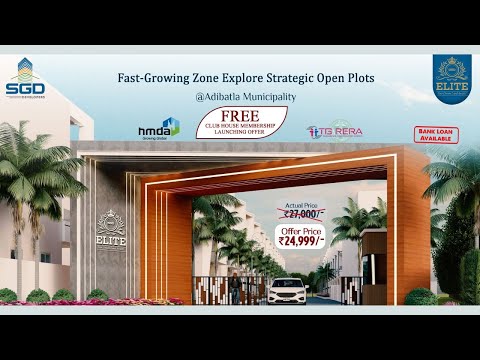 SGD Developers | HMDA-Approved Gated Community Open Plots for Sale  #sgddevelopers  @sgddevelopers