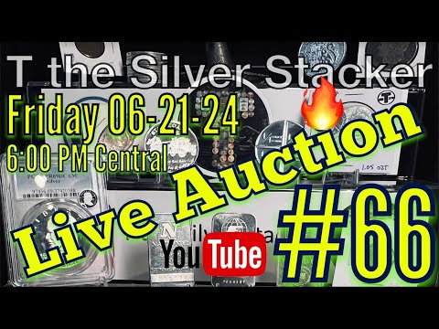 Live Auction 66 - PAYDAY FRIDAY - Silver Pours, Numismatics, Libertads, Vintage Silver, & More!