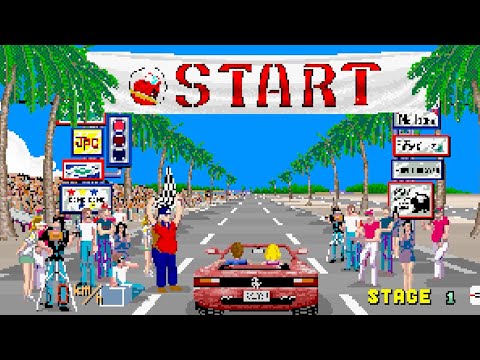 Out Run 1986 - Retro Arcade Gameplay