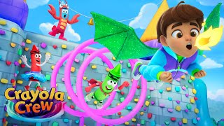 NEW! Halloween Costume Games! | Crayola Crew Full Episode | Fun Imagination Cartoons for Kids