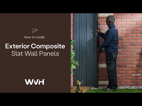 Acupanel® | Wood Effect | Exterior Composite Slat Wall Panels Installation Video