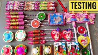 Diwali ke Patake testing | many types of Fireworks |Crackers testing 2022 | Diwali celebration 22