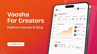 How to Use the Voosha Creator Portal: Overview & Setup