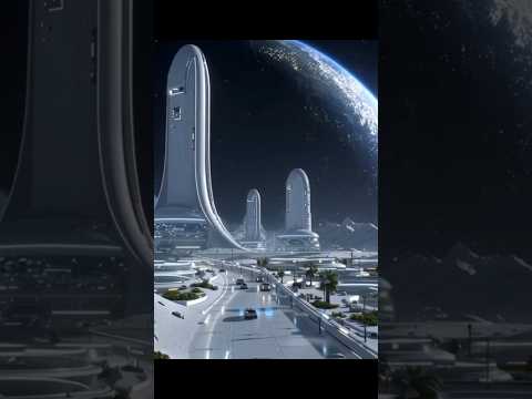 Future City on the Moon #shorts