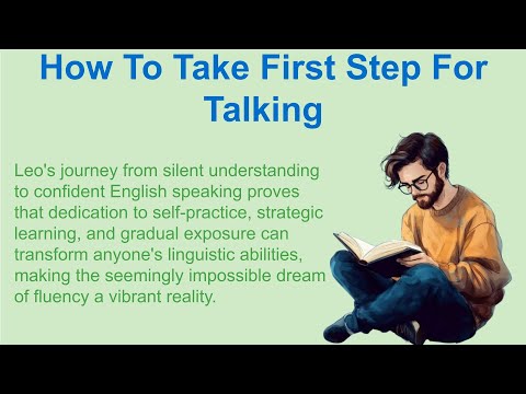 How To Take First Step For Talking🔥 | Basic English Story | Learn English | Listen And Practice