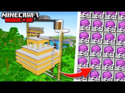 I Built the ULTIMATE SHULKER FARM in Hardcore Minecraft (#14)