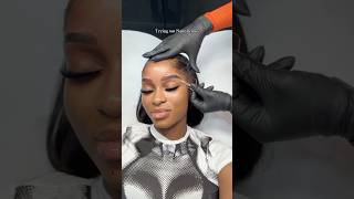 Getting my brows done #nanobrows #brows