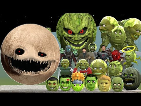 The PLUTO Woke Up Monster Vs ALL Lin Gang Melon Moon In Garry's Mod