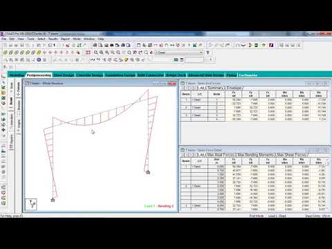 Day 14  STAAD Pro Tutorials   Analysis & Design of RCC T Beam