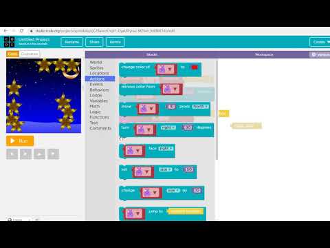 Learn to code in Tamil - Stars project in code.org - coding for kids