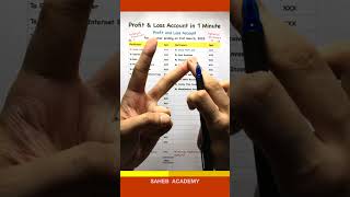 Profit and Loss Account in One Minute #incomestatement #accounting #finance #tally