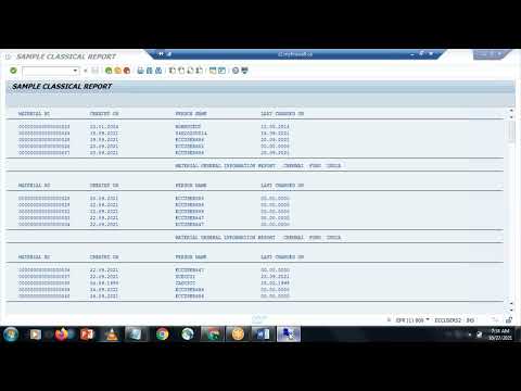 at line section in reports concept