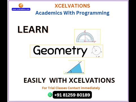 "Learn Geometry Easily with Xcelvations Academics and Programming"