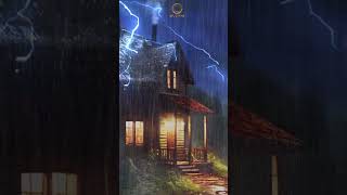 Thunder and rain for sleep. Storm. #rainandthunder