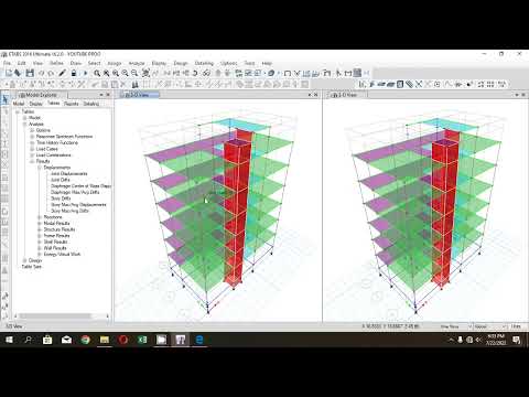 Etabs 2016 - Torsional Irregularity check with seismic loads