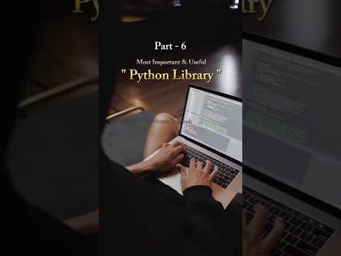 Part - 6 " Python Library " 👨🏻‍💻 #shorts #coding #shortsfeed #students #success #beginners #college