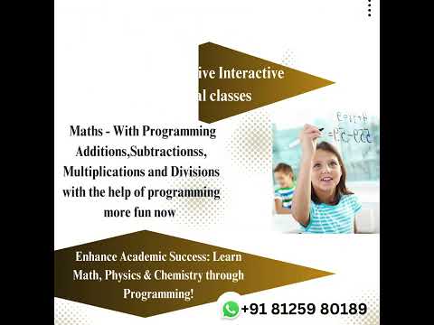 Maths with Programming for Grades 2-4 | Xcelvations #shorts  #xcelvations #education