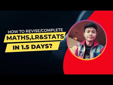 How revise maths Lr stats in 1.5 days? #cafoundationexams #dec22