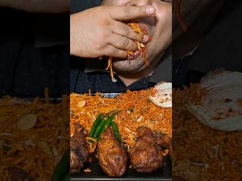 noodles eating | Fried rice eating | Chicken leg piece eating