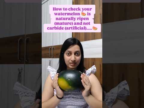 How to check your watermelon