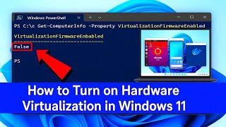 How To Turn on Hardware Virtualization in Windows 10/11 PC ✅