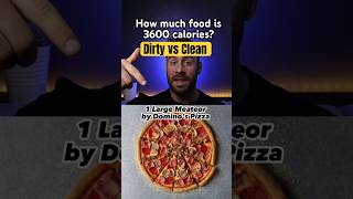 Dirty vs Clean Eating 3600 cals. How much food is that?