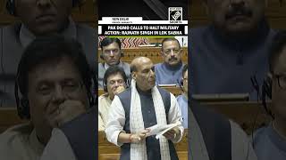“Pakistan DGMO calls to halt military action…”, Rajnath Singh confirms in Lok Sabha | Ops Sindoor