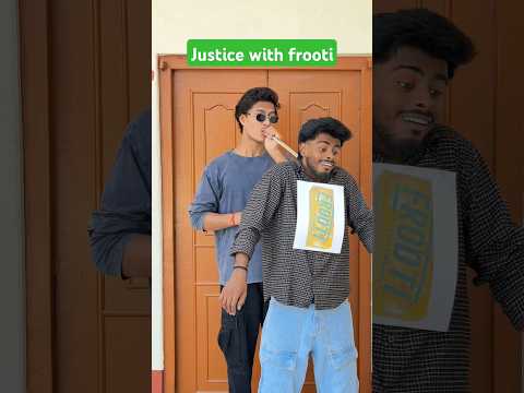 Justice with frooti | #shorts