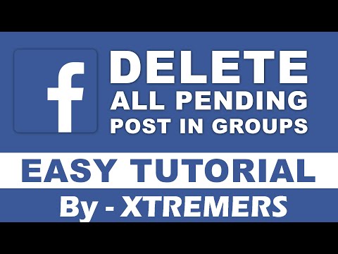 2025 UPDATED How To Delete ALL PENDING POST from Your FACEBOOK GROUP at ONCE without any SCRIPT