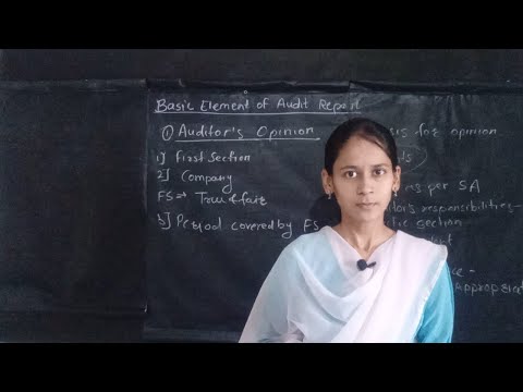 Part-10 Audit Report, Basis for Opinion #audit #cainter #cainternewsyllabus