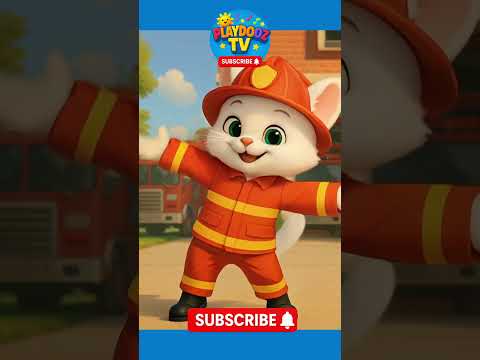 Learning Colors with Fun Cats! 🎨🐱 | Kids Songs & Jobs #shorts