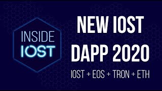 Framework for Simple Cross Chain Dapps Launches | IOST + EOS + TRON + ETH | 2020 New Dapp