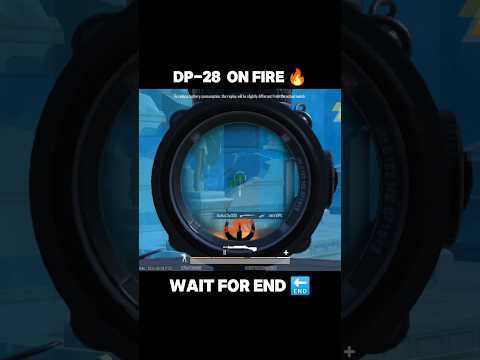 DP-28 ON FIRE 🔥 WAIT FOR END 🔚 #bgmi #1v4bgmigameplay #bgmishorts #bgmishorts #pubgmobile #shorts