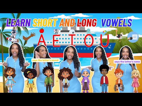 Short and Long Vowels| Learning with Ms Houston| Kid Songs