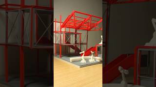 3D Printed Architecture Modelmaking | Bambu Lab A1 Timelapse #3dprinting #shorts