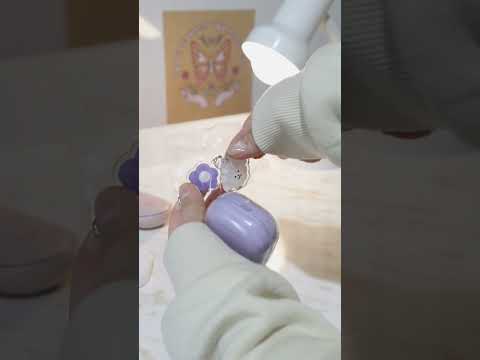 ASMR Unboxing Cover Case for Purple Galaxy Buds, Cute Customization, Aliexpress Finds #shorts