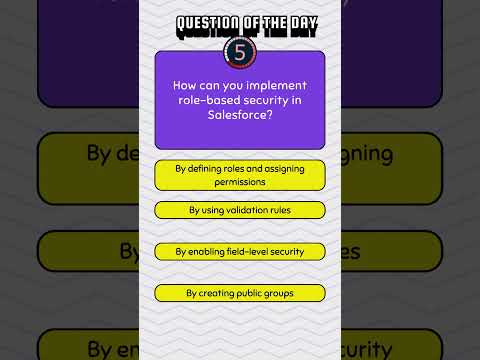 #Salesforce #Configuration Q&A