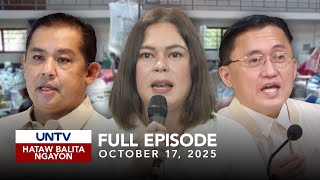 UNTV: Hataw Balita Ngayon | October 17, 2025