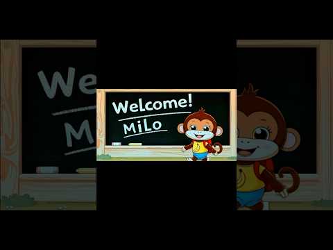 Milo the Monkey—School Time | Fun Nursery Rhyme About School for Kids