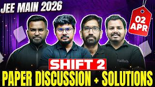 JEE April 2026 Shift 2 Paper Discussion 🔥 | Complete Solutions in Telugu | PW JEE Telugu
