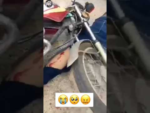 Honda CG 125 Live Accident Funny Video Accident