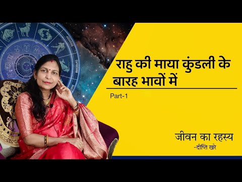 राहु की माया कुंडली के द्वादश भावों में । पार्ट 1