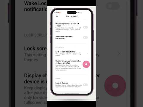 How to enable display charging animation #shorts