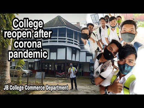 JB College, Commerce Department | College reopen | Kalyan Konwar