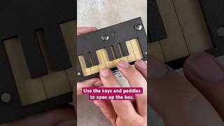 Use the keys and pedals to OPEN the Piano Puzzle Box. #puzzlesolving