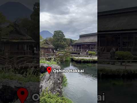 Oshino Hakkai, views of Mt Fuji & Kusa Mochi snack #travel #japanesefood #japan #mtfuji